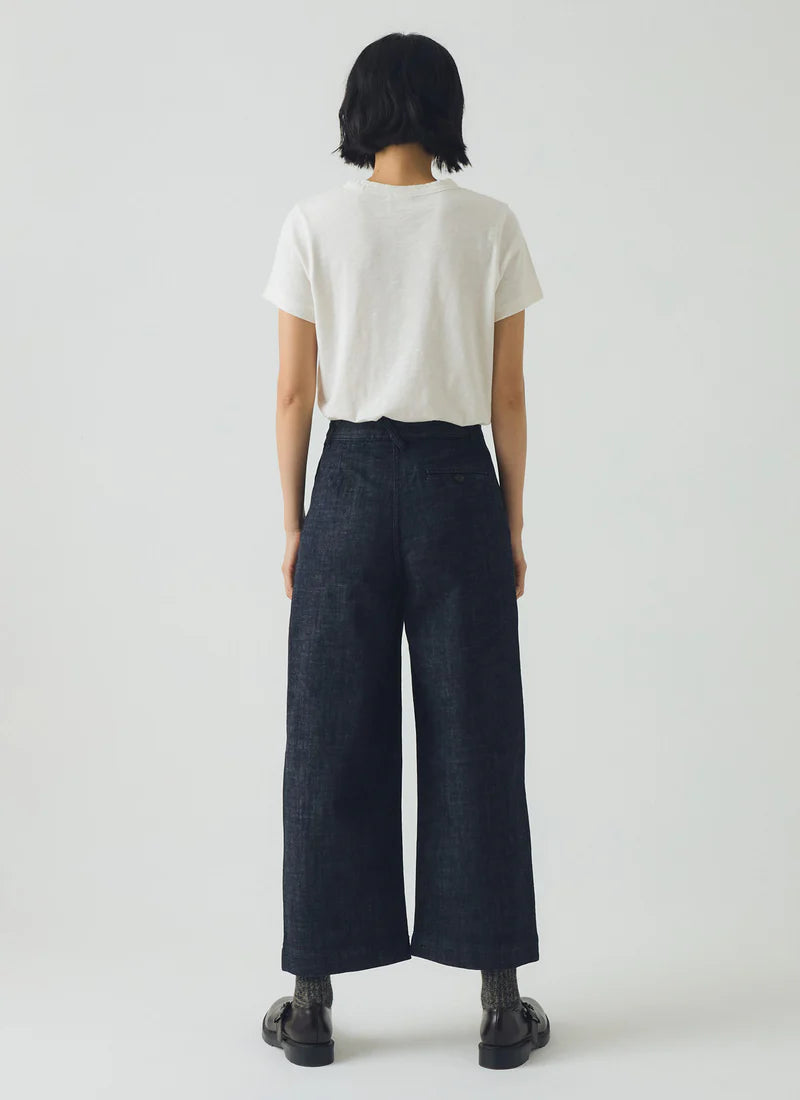 Annie Organic Indigo Side Button Jeans