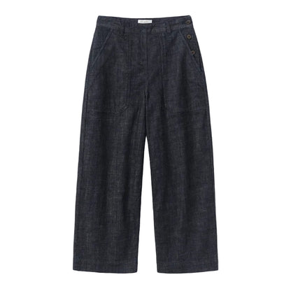 Annie Organic Indigo Side Button Jeans