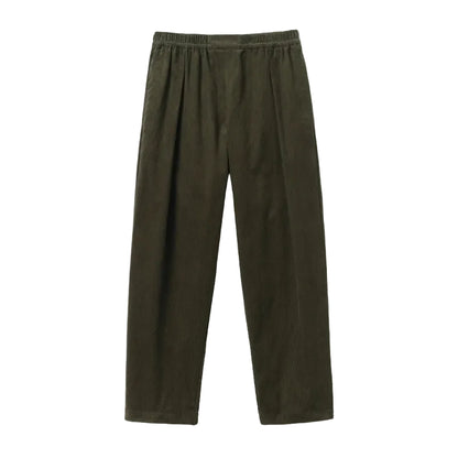 Cord Pleated Trousers