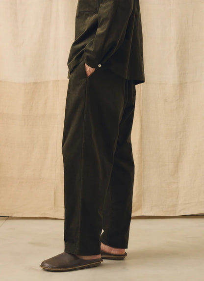 Cord Pleated Trousers
