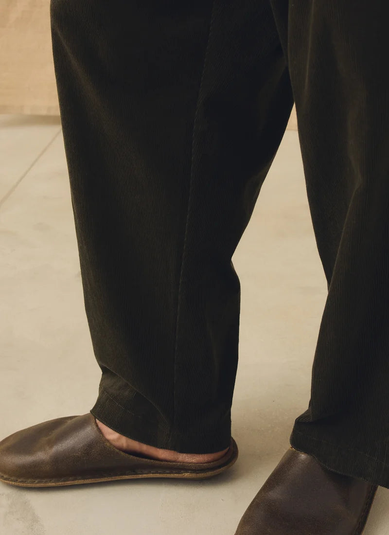 Cord Pleated Trousers