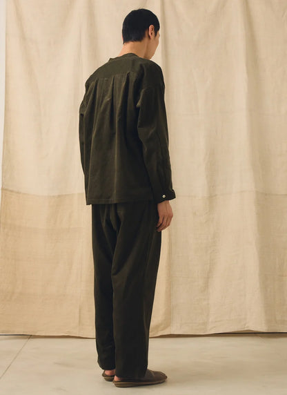 Cord Pleated Trousers