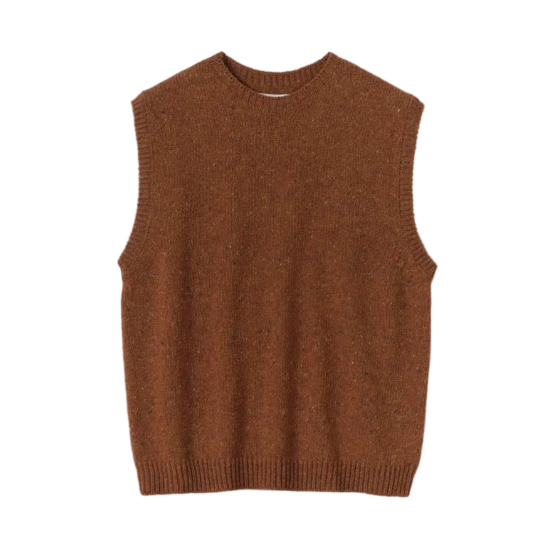 Donegal Wool Crew Neck Tank