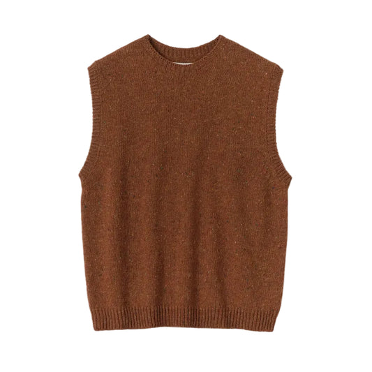 Donegal Wool Crew Neck Tank
