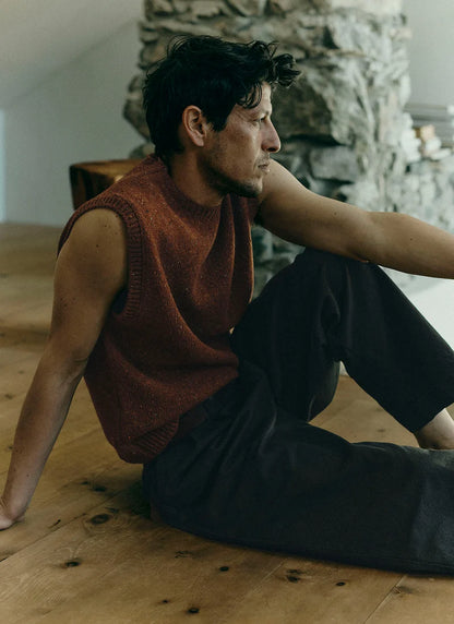 Donegal Wool Crew Neck Tank