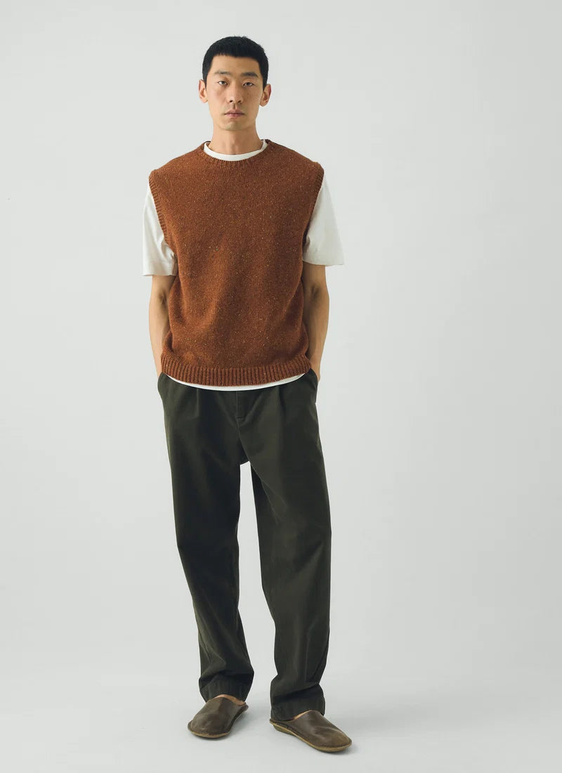 Donegal Wool Crew Neck Tank