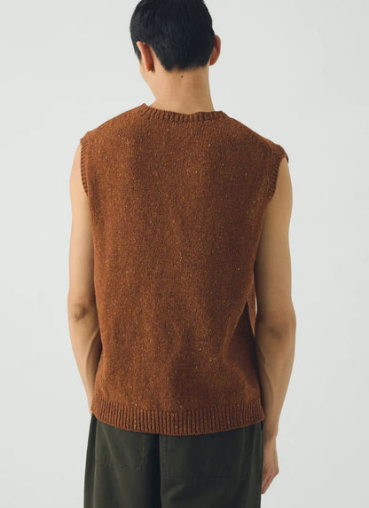 Donegal Wool Crew Neck Tank