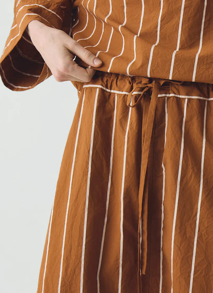 Garland Stripe Cotton Skirt