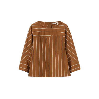 Garland Stripe Cotton Smock Top