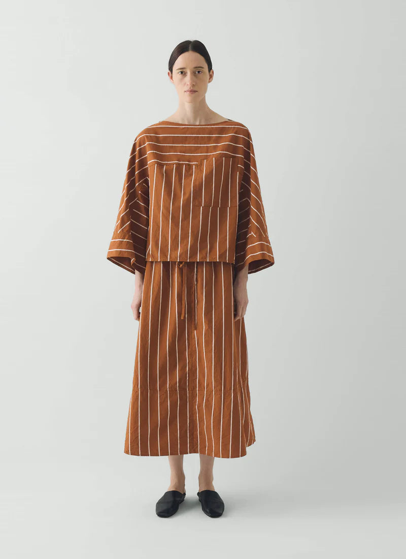 Garland Stripe Cotton Smock Top
