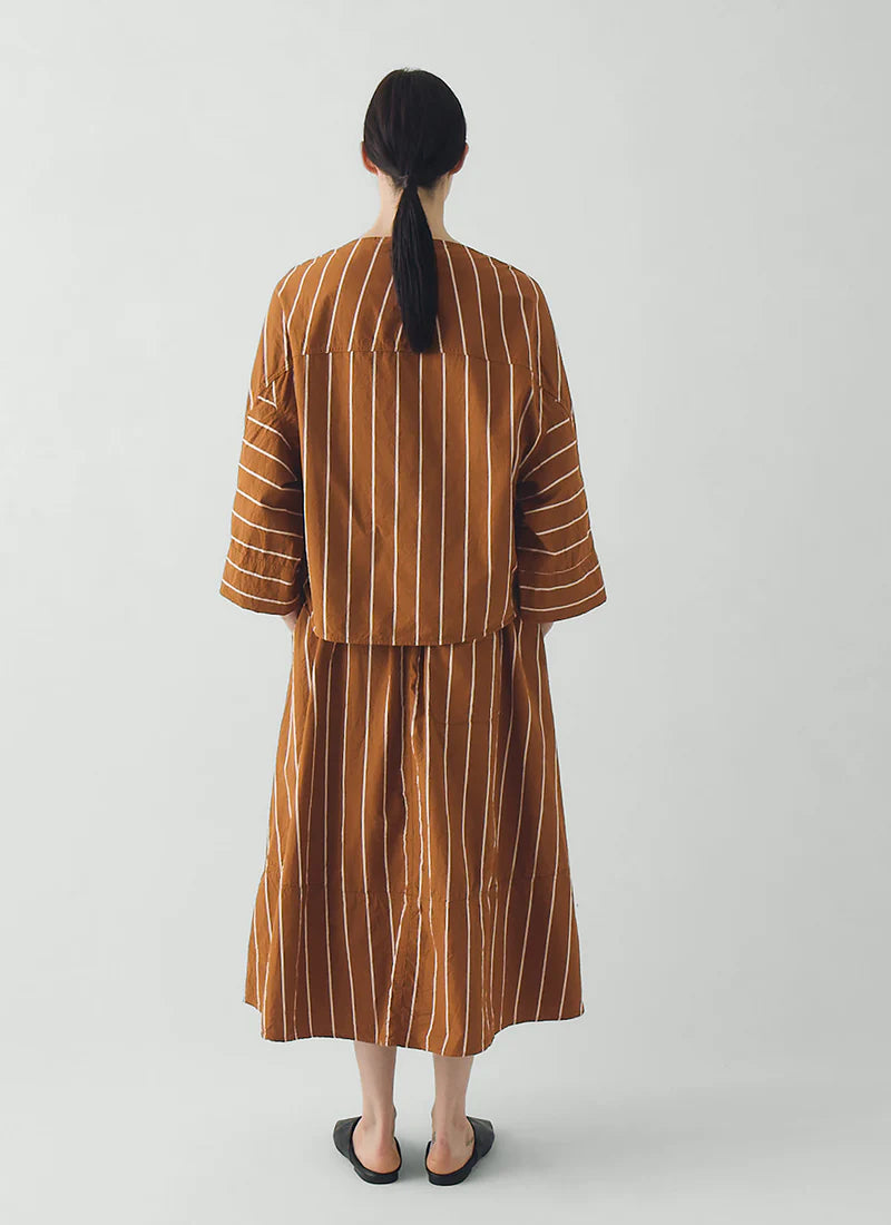 Garland Stripe Cotton Smock Top