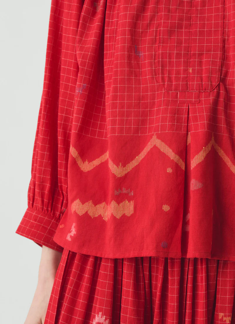Jamdani Hand Woven Cotton Top