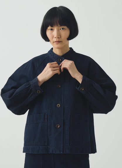 Japanese Indigo Denim Workwear Jacket