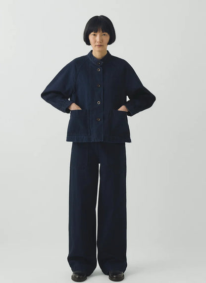 Japanese Indigo Denim Workwear Jacket