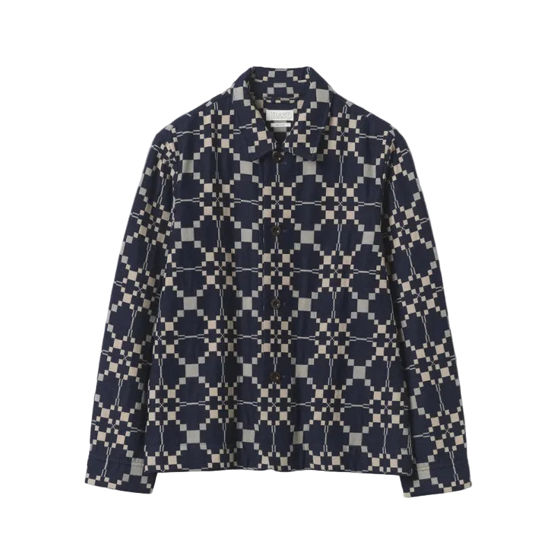 Lattice Double Cloth Cotton Wool Jacket