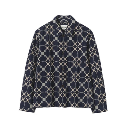Lattice Double Cloth Cotton Wool Jacket