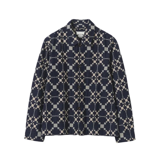 Lattice Double Cloth Cotton Wool Jacket