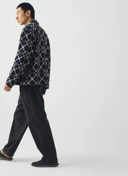 Lattice Double Cloth Cotton Wool Jacket