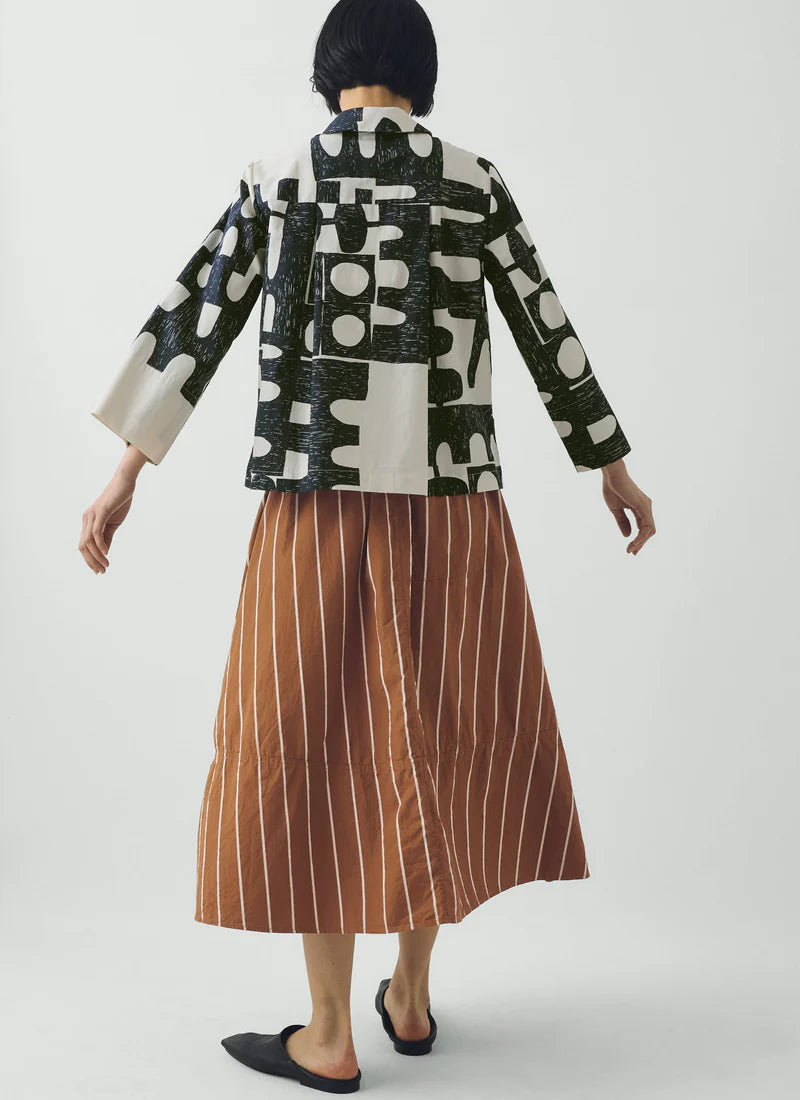 Totem Print Cotton Poplin Shirt