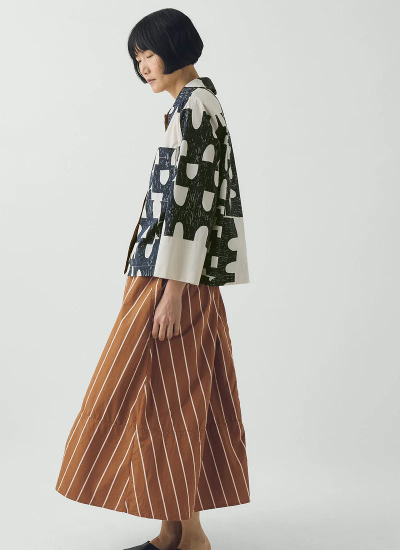 Totem Print Cotton Poplin Shirt