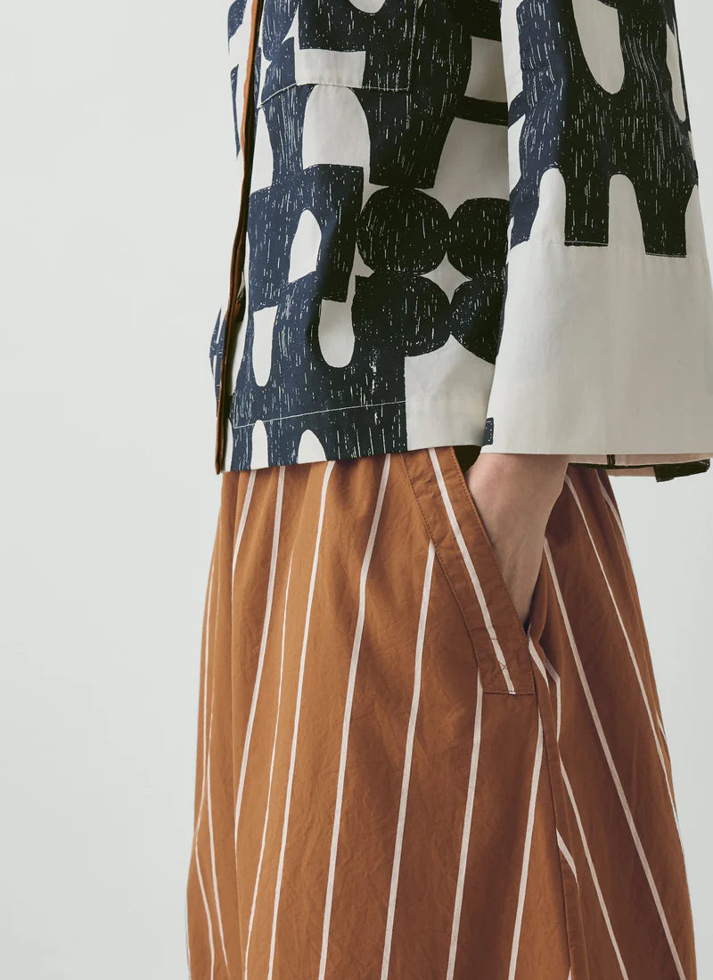 Totem Print Cotton Poplin Shirt
