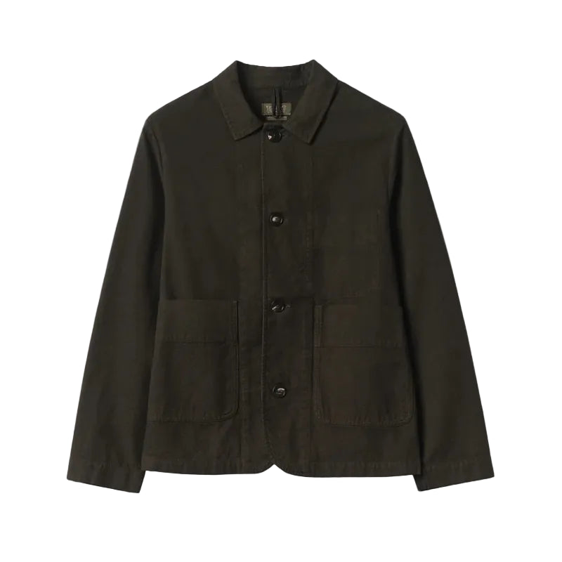Unstructured Overdyed Micro Houndstooth Jacket