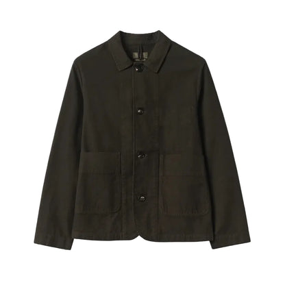 Unstructured Overdyed Micro Houndstooth Jacket