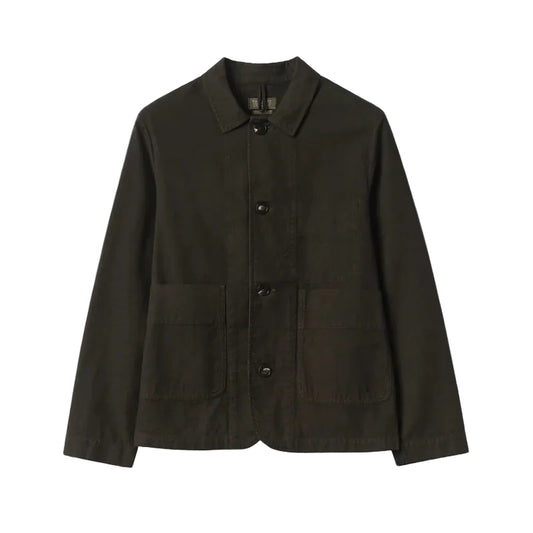 Unstructured Overdyed Micro Houndstooth Jacket