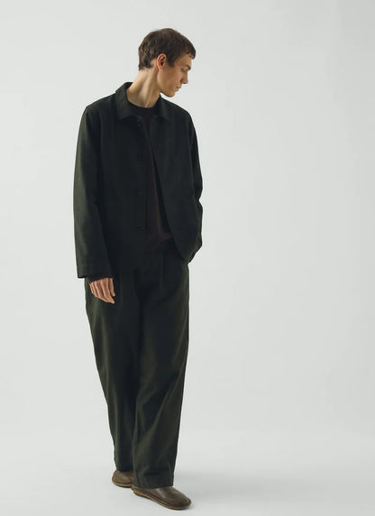 Unstructured Overdyed Micro Houndstooth Jacket