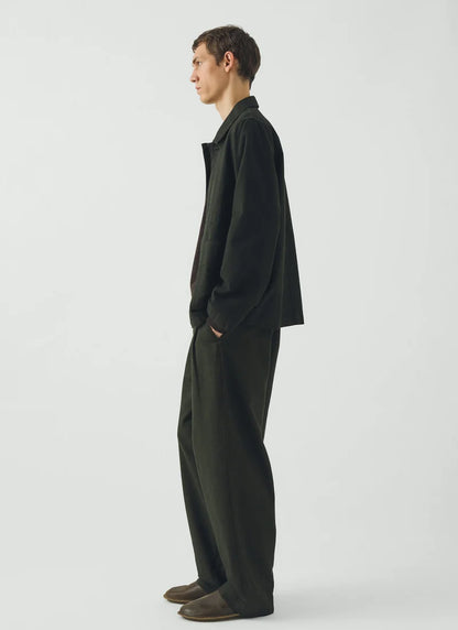 Unstructured Overdyed Micro Houndstooth Jacket