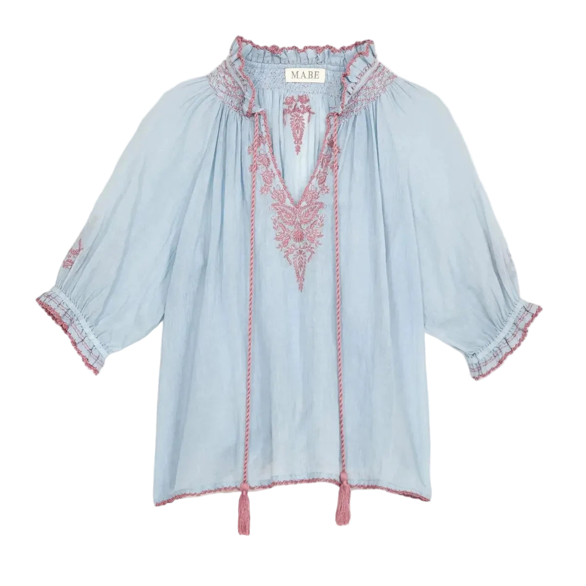 Talia Emb S/S Top