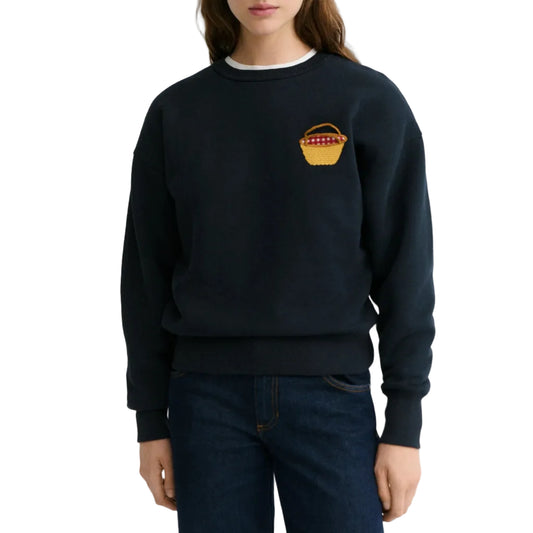 Basket Navy Jodie Sweatshirt