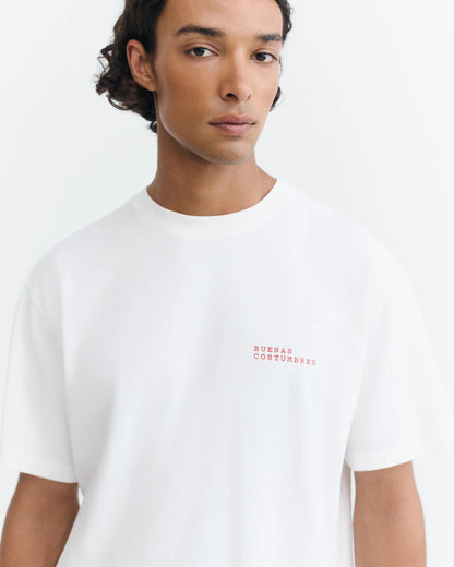 Costumbres White Aaron Tee
