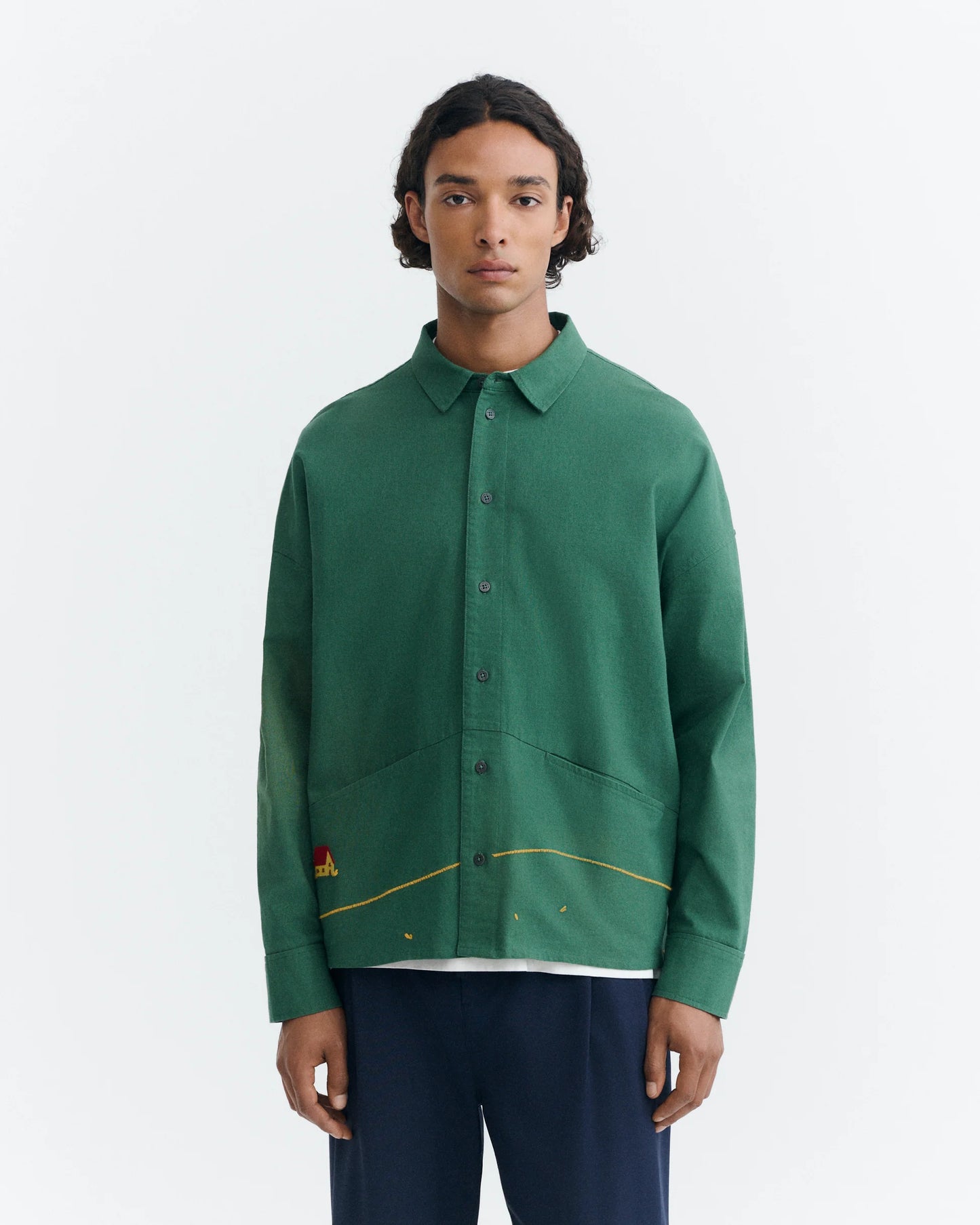 Dark Green Jim Shirt