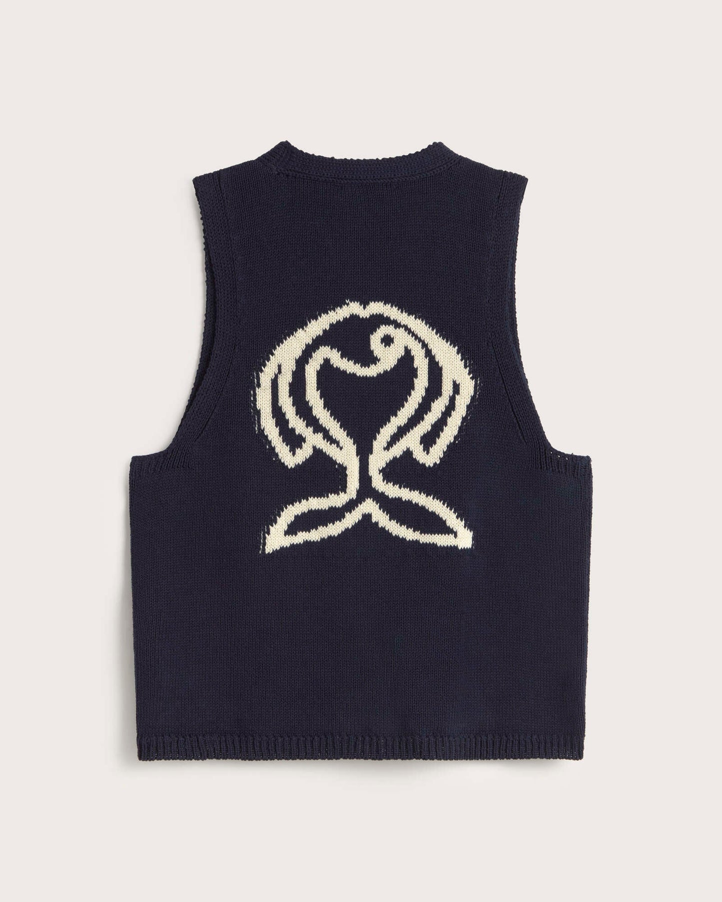 Fish Navy Rob Knitted Vest