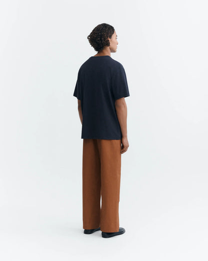 Straw Camp Navy Aaron Tee