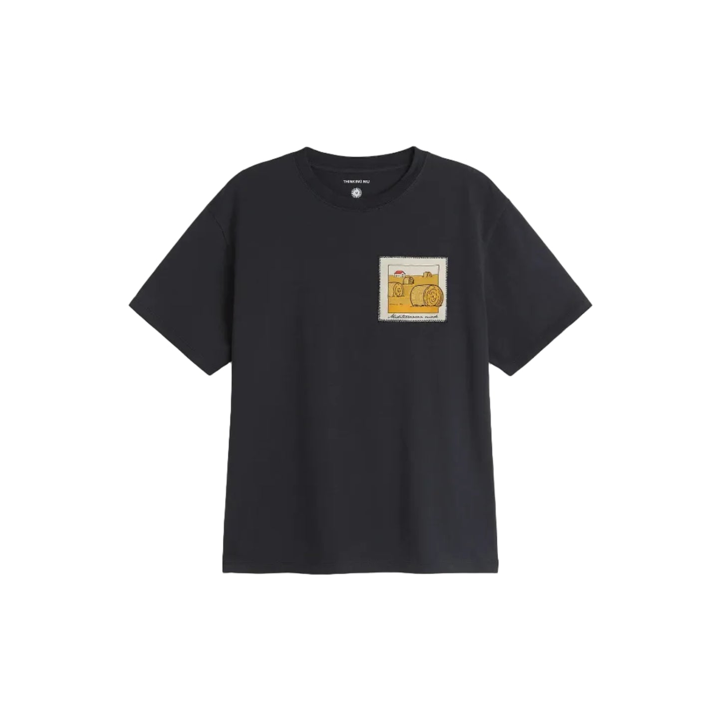 Straw Camp Navy Aaron Tee