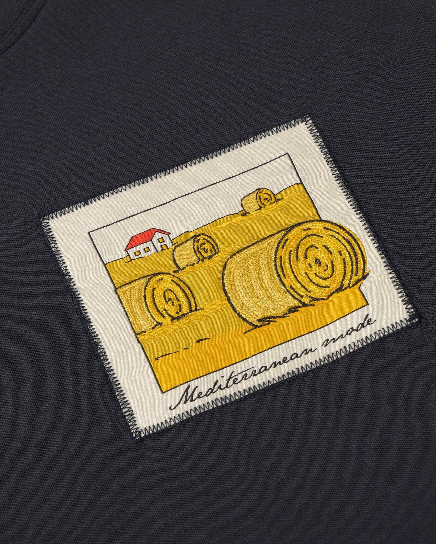Straw Camp Navy Aaron Tee