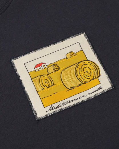 Straw Camp Navy Aaron Tee