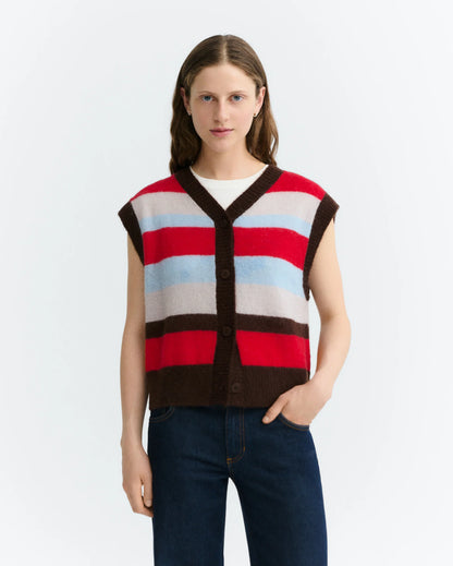 Stripes Fadwa Knitted Vest