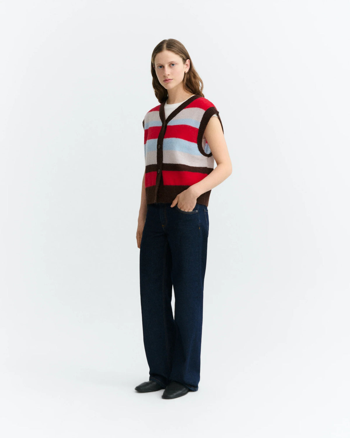 Stripes Fadwa Knitted Vest