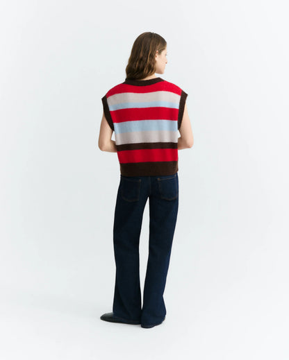 Stripes Fadwa Knitted Vest