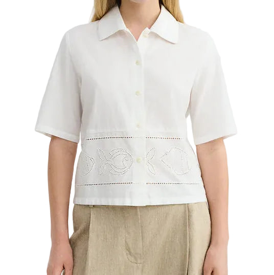 White Vainica Ane Blouse