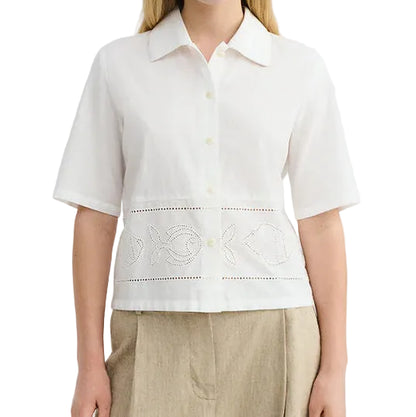 White Vainica Ane Blouse