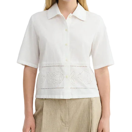 White Vainica Ane Blouse