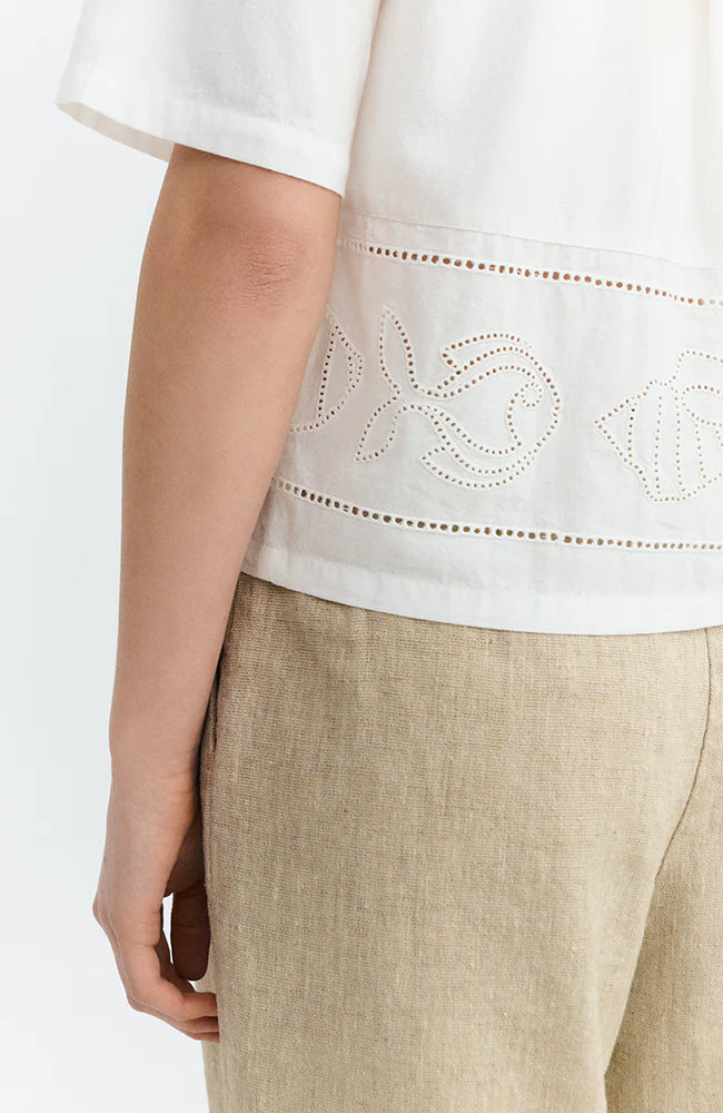 White Vainica Ane Blouse