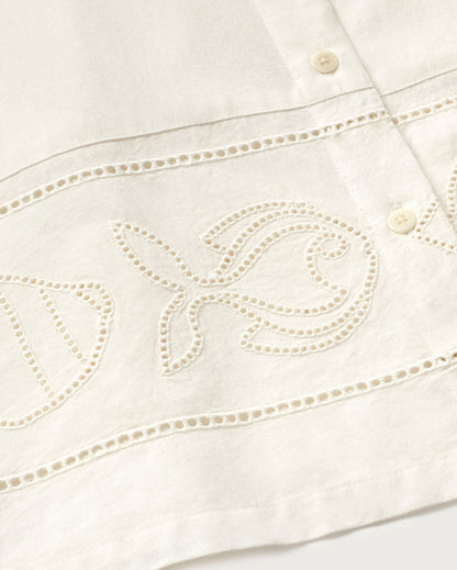 White Vainica Kurtis Shirt