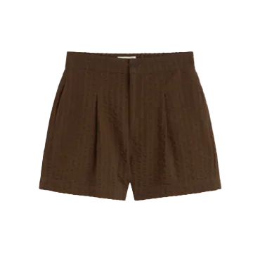 Wood Seersucker Narciso Shorts