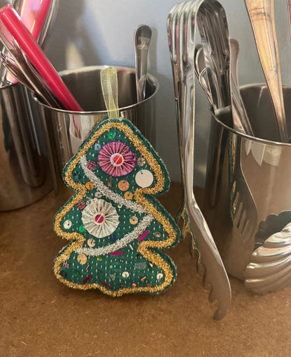 Glitter Tree Ornament