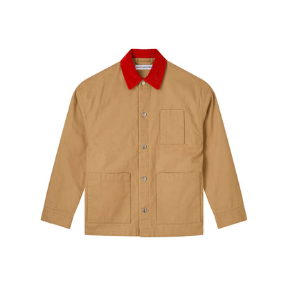 Unisex Lined Jacket W Contrast Collar Jacket